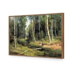 Brook In Birch Forest 1883 By Ivan Shishkin 19 Brook In Birch Forest 1883 By Ivan Shishkin -WALL ART DESGIN SALE brook in birch forest 1883 by ivan shishkin acrylic glass no border natural frame 45x30cm 538024