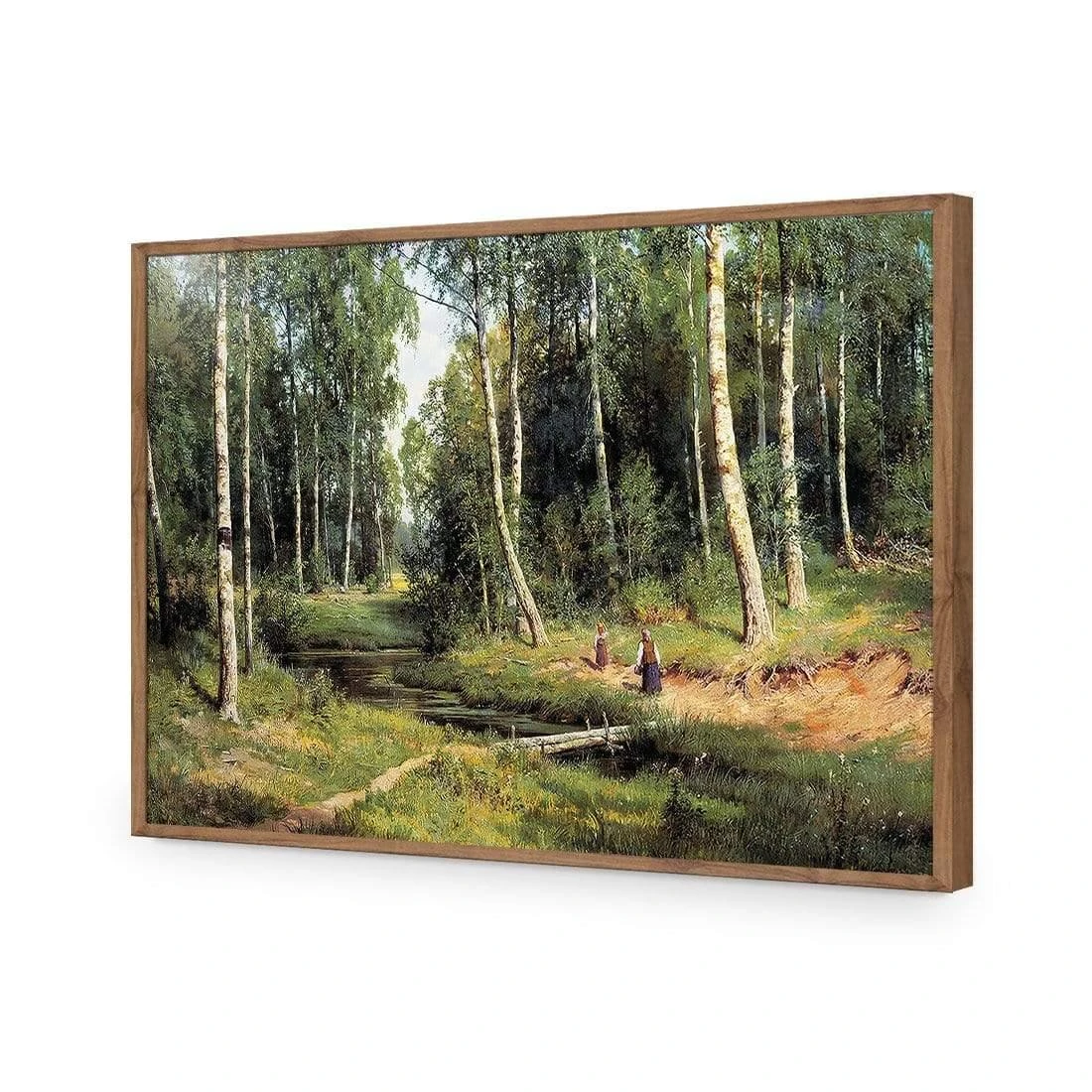 Brook in Birch Forest 1883 By Ivan Shishkin Brook In Birch Forest 1883 By Ivan Shishkin -WALL ART DESGIN SALE brook in birch forest 1883 by ivan shishkin acrylic glass no border natural frame 45x30cm 538024