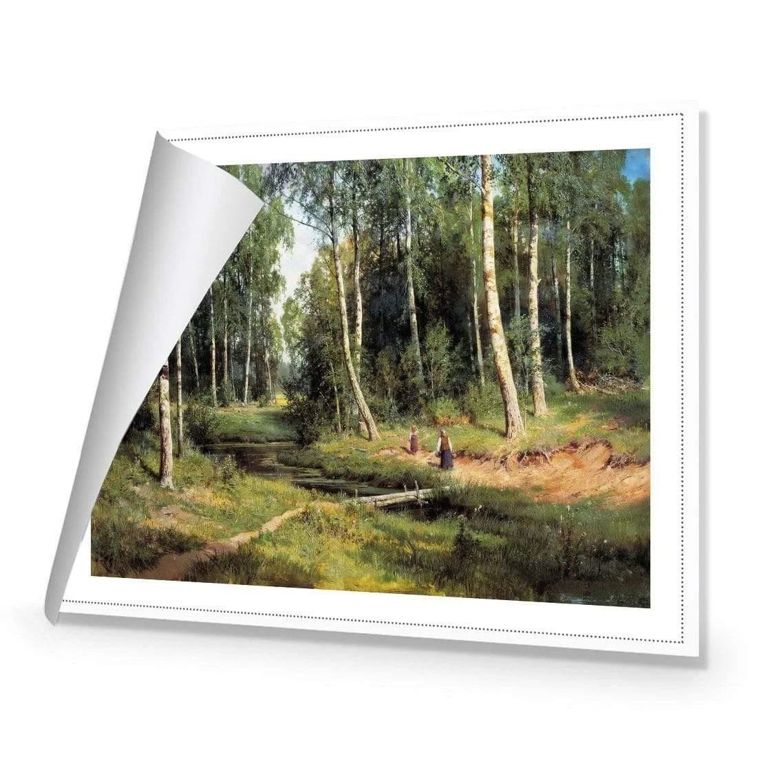 Brook in Birch Forest 1883 By Ivan Shishkin Brook In Birch Forest 1883 By Ivan Shishkin -WALL ART DESGIN SALE brook in birch forest 1883 by ivan shishkin canvas rolled canvas 45x30cm 922167