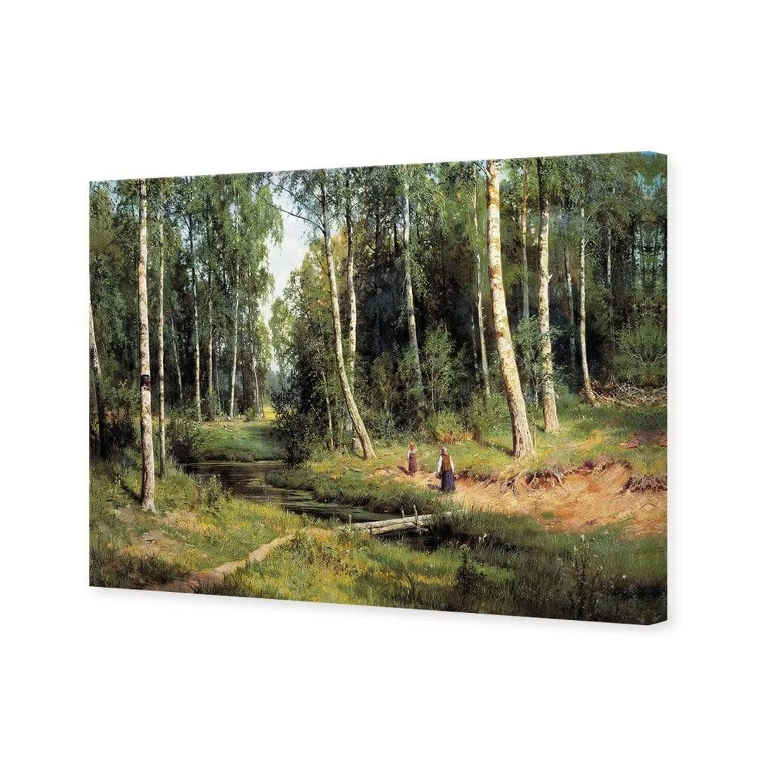 Brook in Birch Forest 1883 By Ivan Shishkin Brook In Birch Forest 1883 By Ivan Shishkin -WALL ART DESGIN SALE brook in birch forest 1883 by ivan shishkin canvas stretched canvas 45x30cm 652973