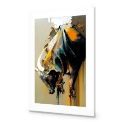 Bucking Bull 9 Bucking Bull -WALL ART DESGIN SALE bucking bull acrylic glass with border no frame 45x30cm 972447