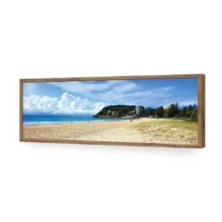 Burleigh Heads 18 Burleigh Heads -WALL ART DESGIN SALE burleigh heads acrylic glass no border natural frame 90x30cm 558204