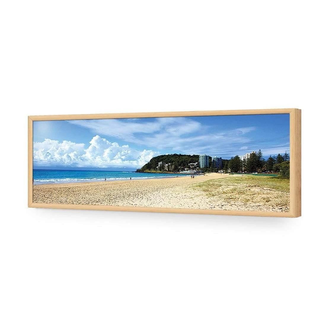 Burleigh Heads Burleigh Heads -WALL ART DESGIN SALE burleigh heads acrylic glass no border oak frame 90x30cm 962811