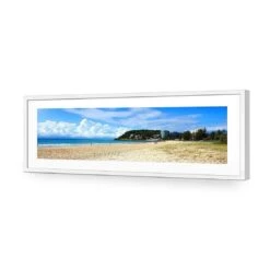 Burleigh Heads 11 Burleigh Heads -WALL ART DESGIN SALE burleigh heads acrylic glass with border white frame 90x30cm 112804