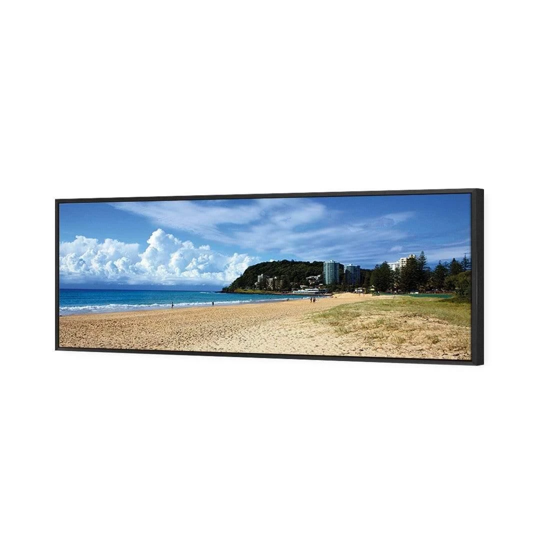 Burleigh Heads Burleigh Heads -WALL ART DESGIN SALE burleigh heads canvas black floating frame 60x20cm 258523