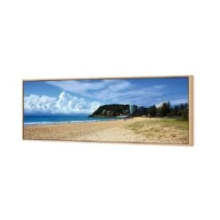 Burleigh Heads 6 Burleigh Heads -WALL ART DESGIN SALE burleigh heads canvas oak floating frame 60x20cm 479751