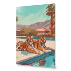By The Pool 14 By The Pool -WALL ART DESGIN SALE by the pool acrylic glass no border no frame 45x30cm 909911