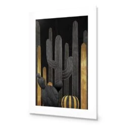 Cactus Montage 01 -WALL ART DESGIN SALE cactus montage 01 acrylic glass with border no frame 45x30cm 543695