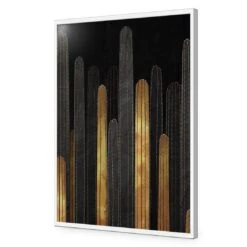 Cactus Montage 02 -WALL ART DESGIN SALE cactus montage 02 acrylic glass no border white frame 45x30cm 205875