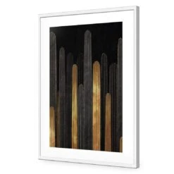 Cactus Montage 02 -WALL ART DESGIN SALE cactus montage 02 acrylic glass with border white frame 45x30cm 963162