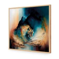 Call Of The Wild -WALL ART DESGIN SALE call of the wild acrylic glass no border oak frame 37x37cm 973483