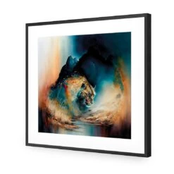 Call Of The Wild -WALL ART DESGIN SALE call of the wild acrylic glass with border black frame 37x37cm 165724