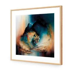 Call Of The Wild -WALL ART DESGIN SALE call of the wild acrylic glass with border oak frame 37x37cm 638088