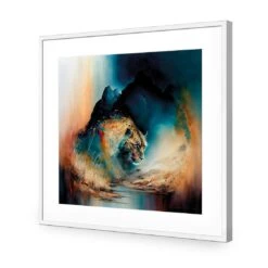 Call Of The Wild -WALL ART DESGIN SALE call of the wild acrylic glass with border white frame 37x37cm 507784
