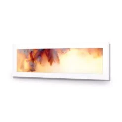 Candle Leafed (Long) -WALL ART DESGIN SALE candle leafed long acrylic glass with border no frame 90x30cm 818338