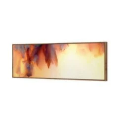 Candle Leafed (Long) -WALL ART DESGIN SALE candle leafed long canvas natural floating frame 60x20cm 579919