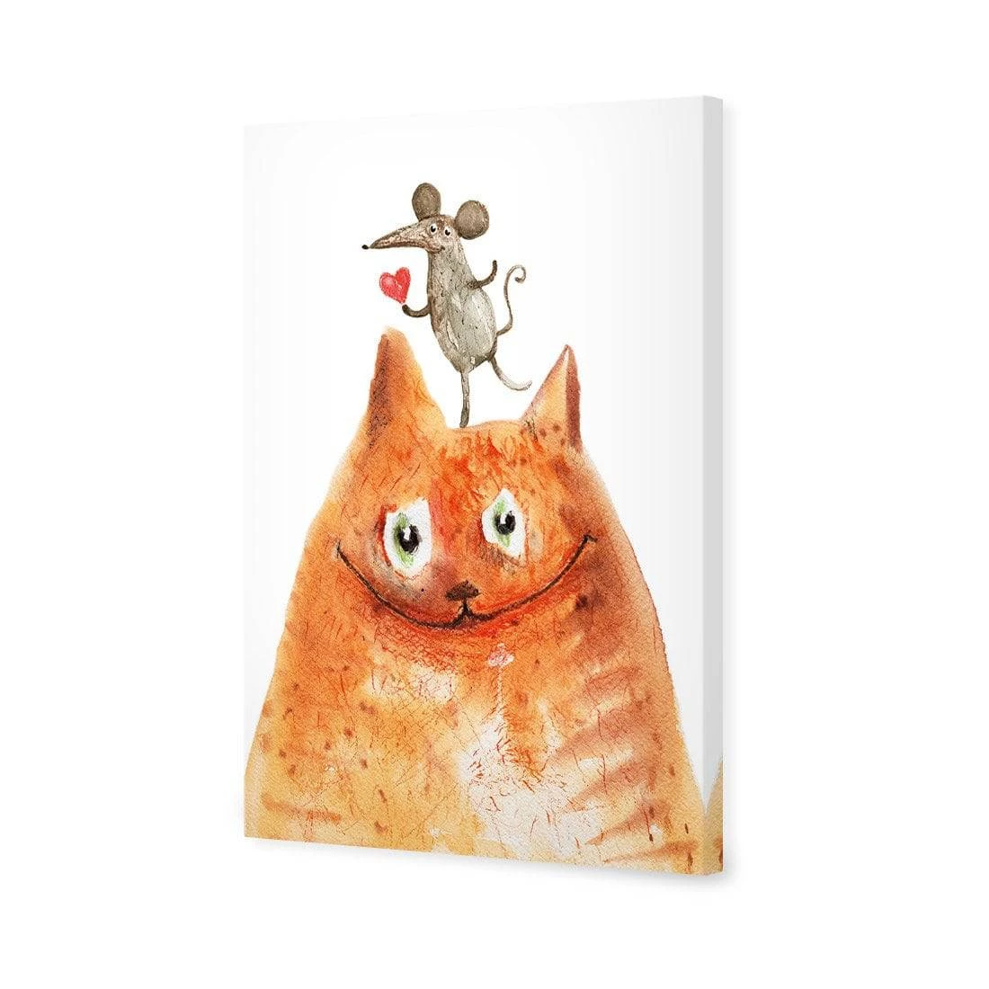 Cat and Mouse Love Canvas Art Cat And Mouse Love Canvas Art -WALL ART DESGIN SALE cat and mouse love canvas art 45x30cm no frame 217566