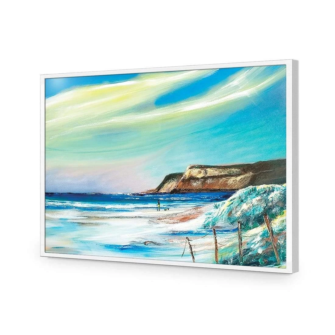 Caves Beach Caves Beach -WALL ART DESGIN SALE caves beach acrylic glass no border white frame 45x30cm 724405