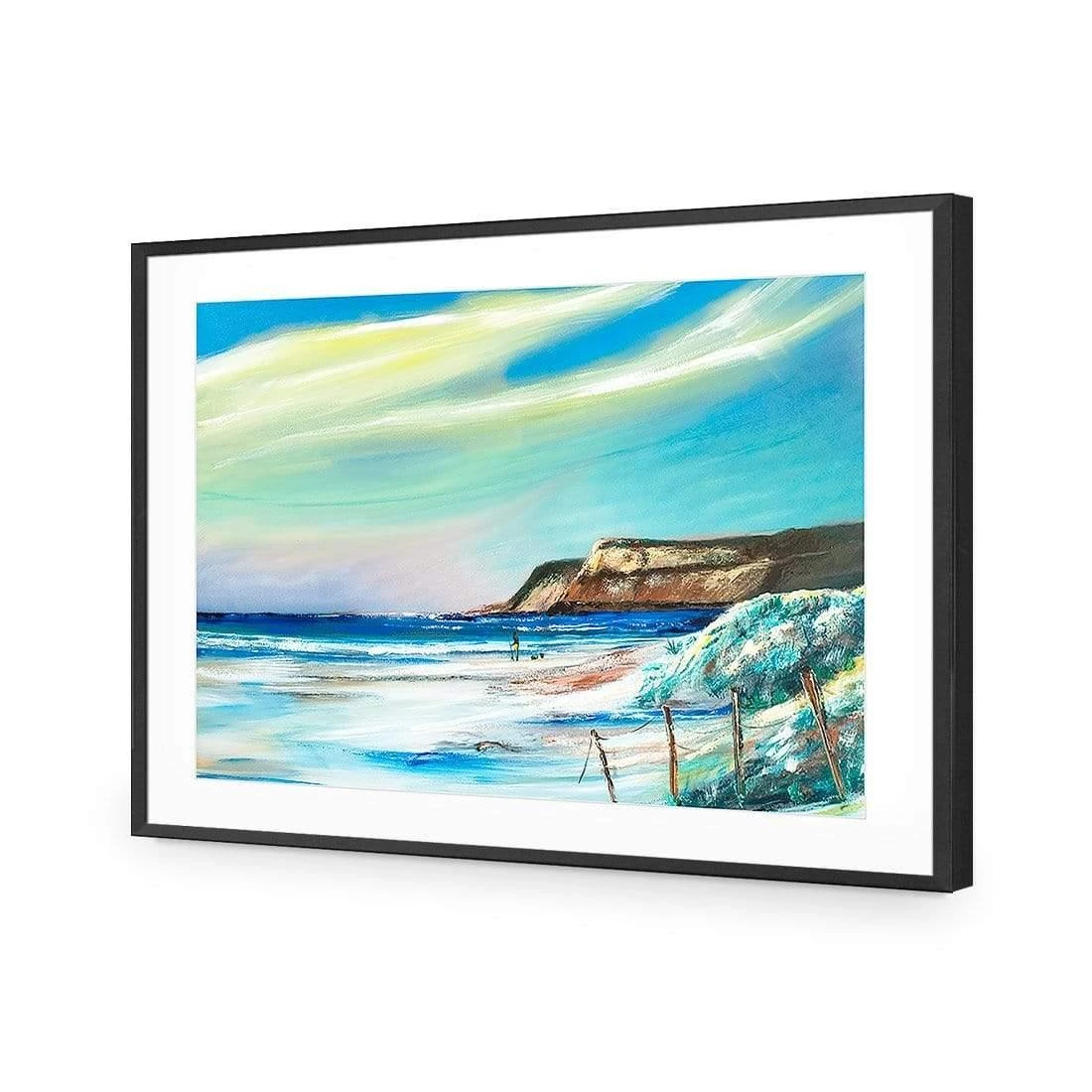 Caves Beach Caves Beach -WALL ART DESGIN SALE caves beach acrylic glass with border black frame 45x30cm 288963