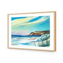 Caves Beach 12 Caves Beach -WALL ART DESGIN SALE caves beach acrylic glass with border oak frame 45x30cm 248706