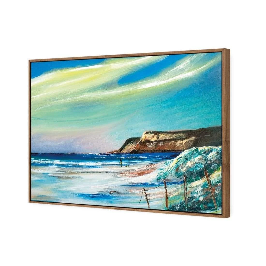 Caves Beach Caves Beach -WALL ART DESGIN SALE caves beach canvas natural floating frame 45x30cm 485153