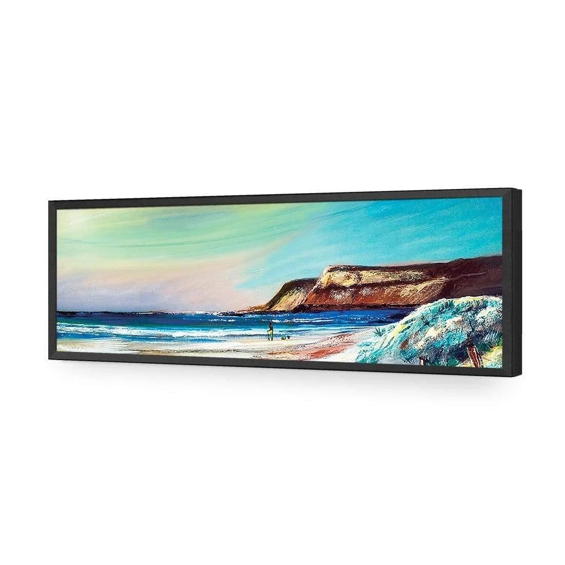 Caves Beach (Long) Caves Beach (Long) -WALL ART DESGIN SALE caves beach long acrylic glass no border black frame 90x30cm 216577