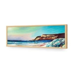 Caves Beach (Long) 17 Caves Beach (Long) -WALL ART DESGIN SALE caves beach long acrylic glass no border oak frame 90x30cm 692792