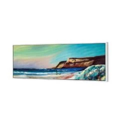 Caves Beach (Long) 5 Caves Beach (Long) -WALL ART DESGIN SALE caves beach long canvas white floating frame 60x20cm 853966