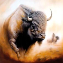 Charging Bison I