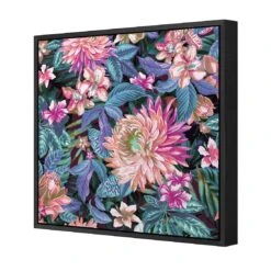 Chrysanthemums (square) 4 Chrysanthemums (square) -WALL ART DESGIN SALE chrysanthemums square canvas stretched canvas 37x37cm 368146