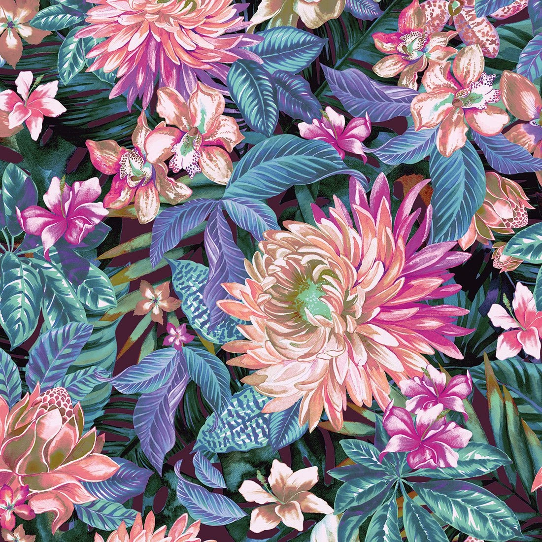 Chrysanthemums (square) Chrysanthemums (square) -WALL ART DESGIN SALE chrysanthemums square canvas stretched canvas 37x37cm 383092