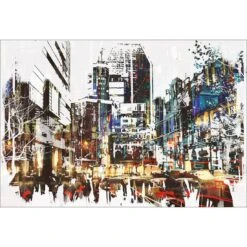 City Walk Canvas Art