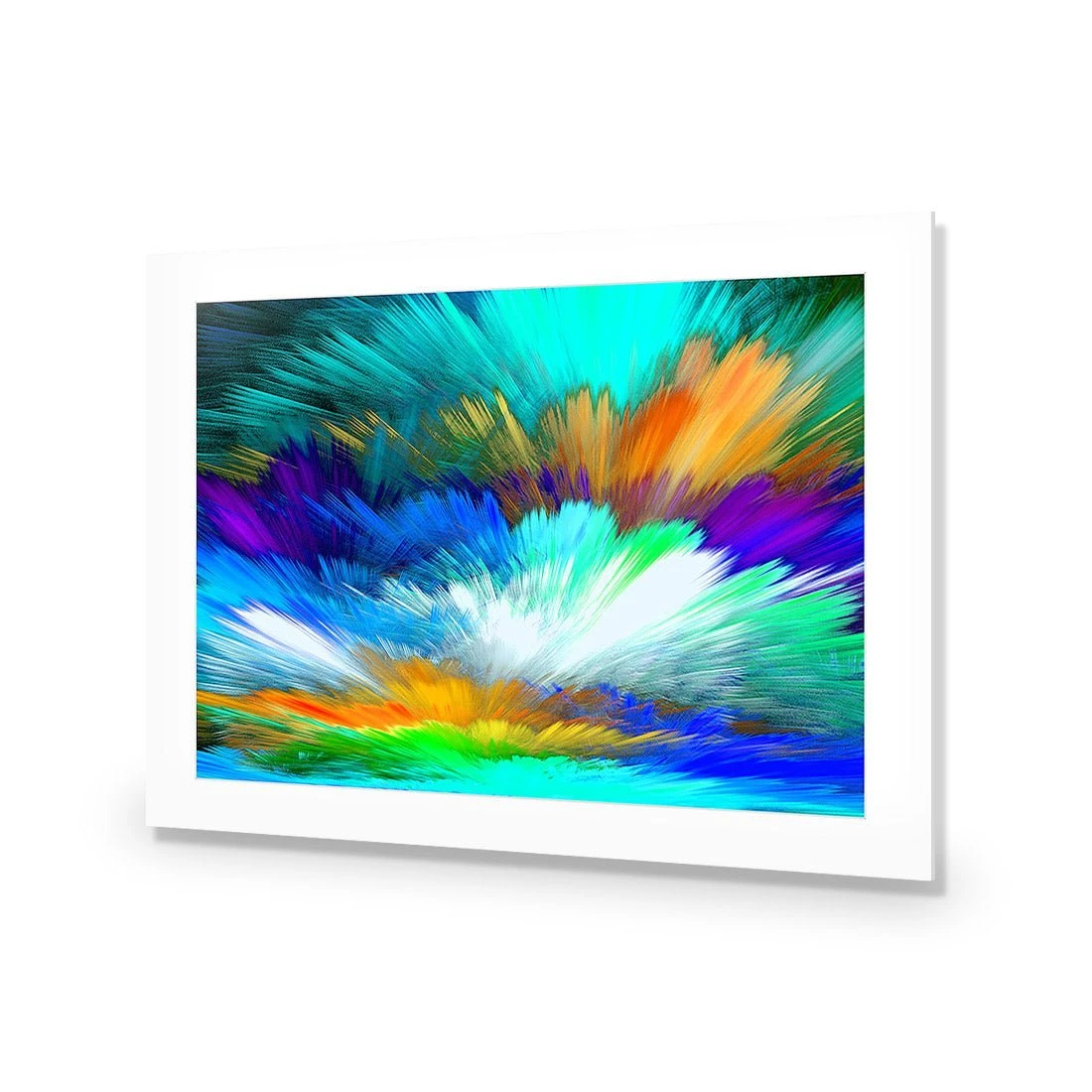 Cloud Explosion, Blue Acrylic Print Art Cloud Explosion, Blue Acrylic Print Art -WALL ART DESGIN SALE cloud explosion blue acrylic print art with border no frame 45x30cm 462151