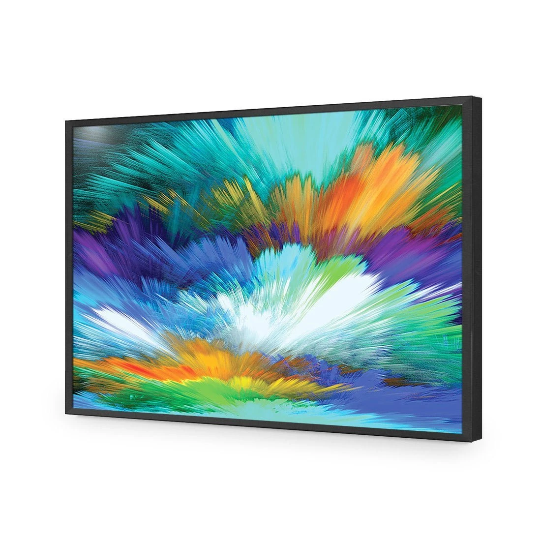 Cloud Explosion, Blue Acrylic Print Art Cloud Explosion, Blue Acrylic Print Art -WALL ART DESGIN SALE cloud explosion blue acrylic print art without border black frame 45x30cm 781159