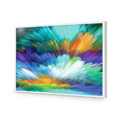 Cloud Explosion, Blue Acrylic Print Art 10 Cloud Explosion, Blue Acrylic Print Art -WALL ART DESGIN SALE cloud explosion blue acrylic print art without border white frame 45x30cm 875409