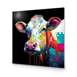 CMY Cow 14 CMY Cow -WALL ART DESGIN SALE cmy cow acrylic glass no border no frame 37x37cm 383294