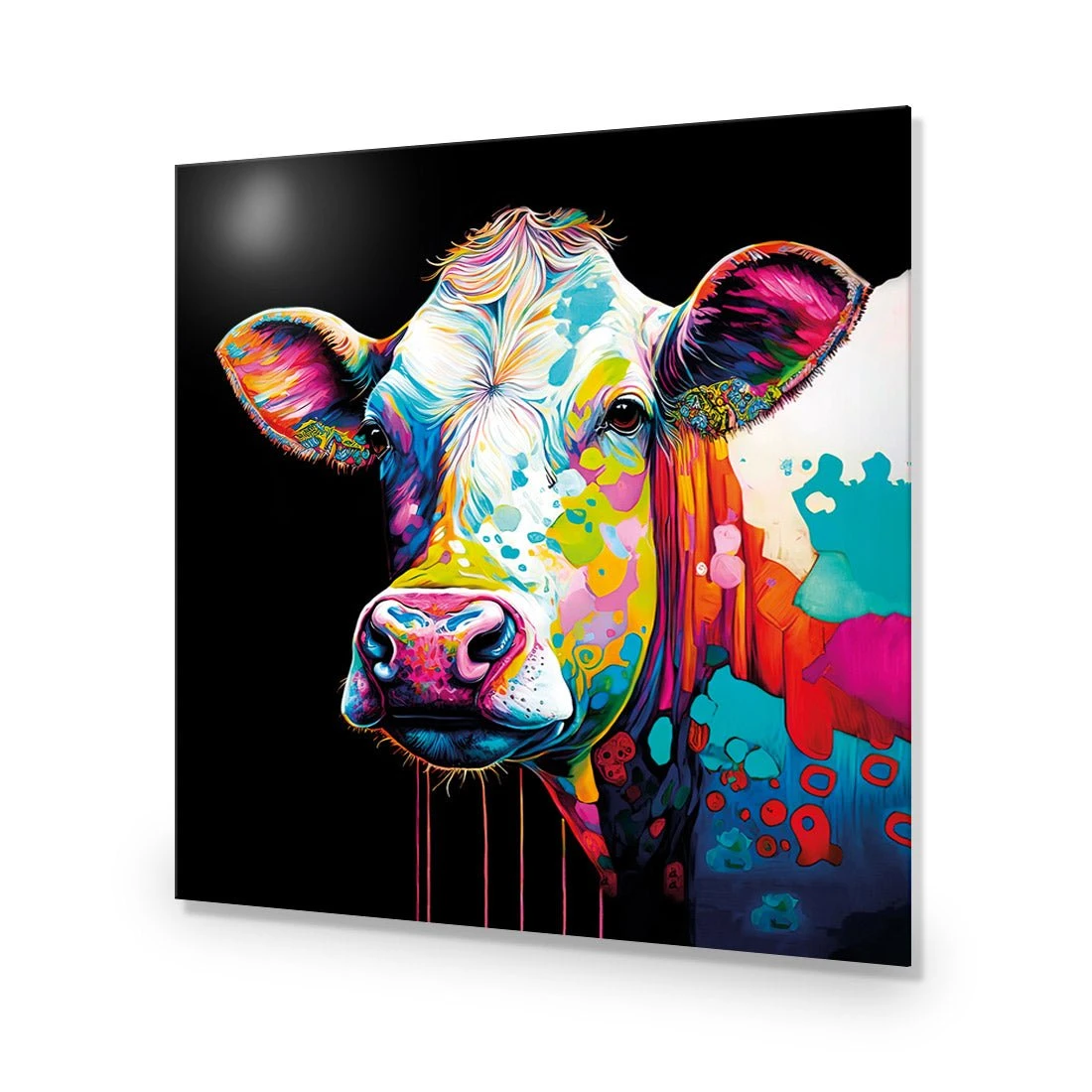 CMY Cow CMY Cow -WALL ART DESGIN SALE cmy cow acrylic glass no border no frame 37x37cm 383294