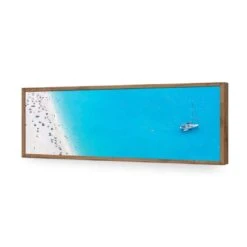 Coastal Heaven From High (Long) 19 Coastal Heaven From High (Long) -WALL ART DESGIN SALE coastal heaven from high long acrylic glass no border natural frame 90x30cm 582865