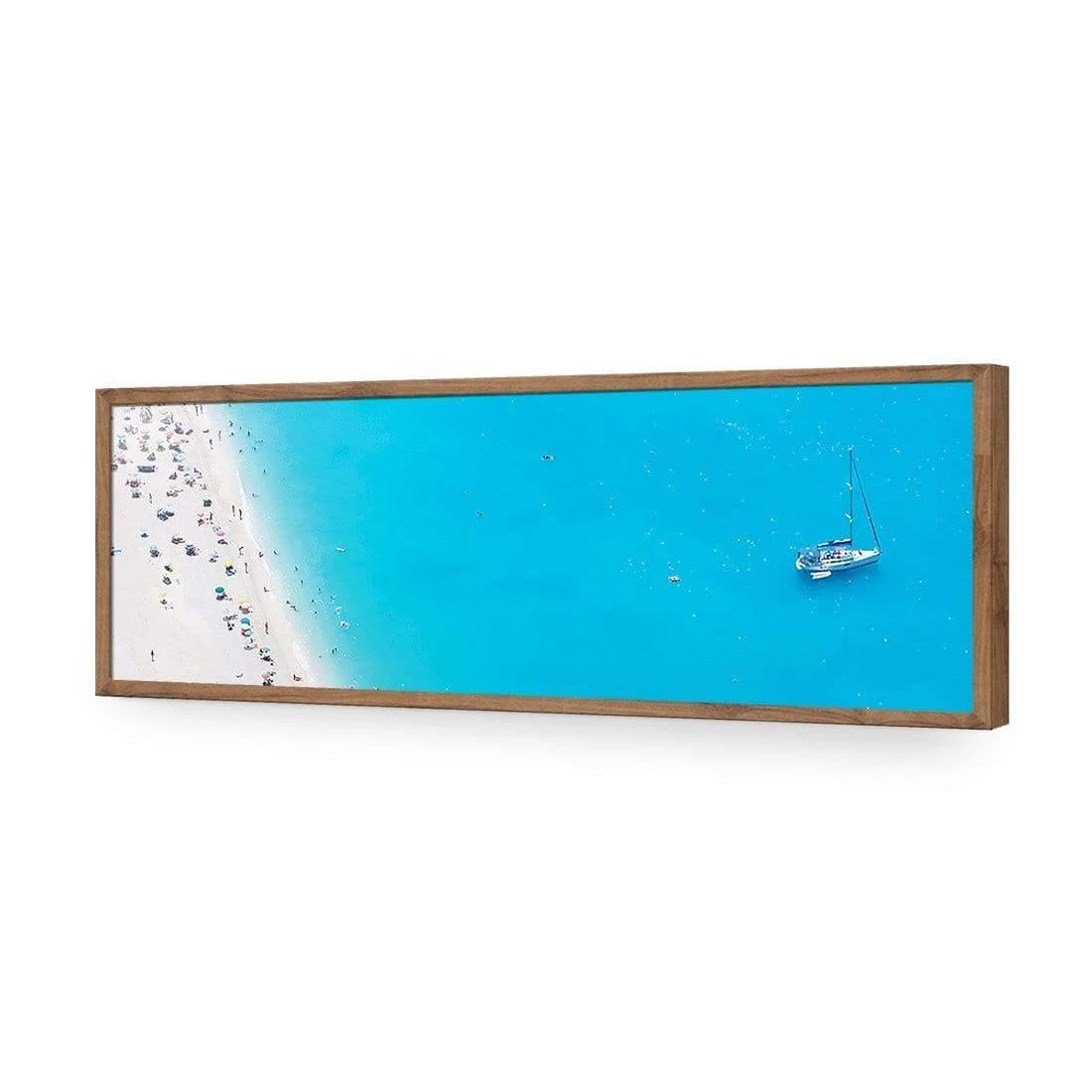 Coastal Heaven from High (Long) Coastal Heaven From High (Long) -WALL ART DESGIN SALE coastal heaven from high long acrylic glass no border natural frame 90x30cm 582865