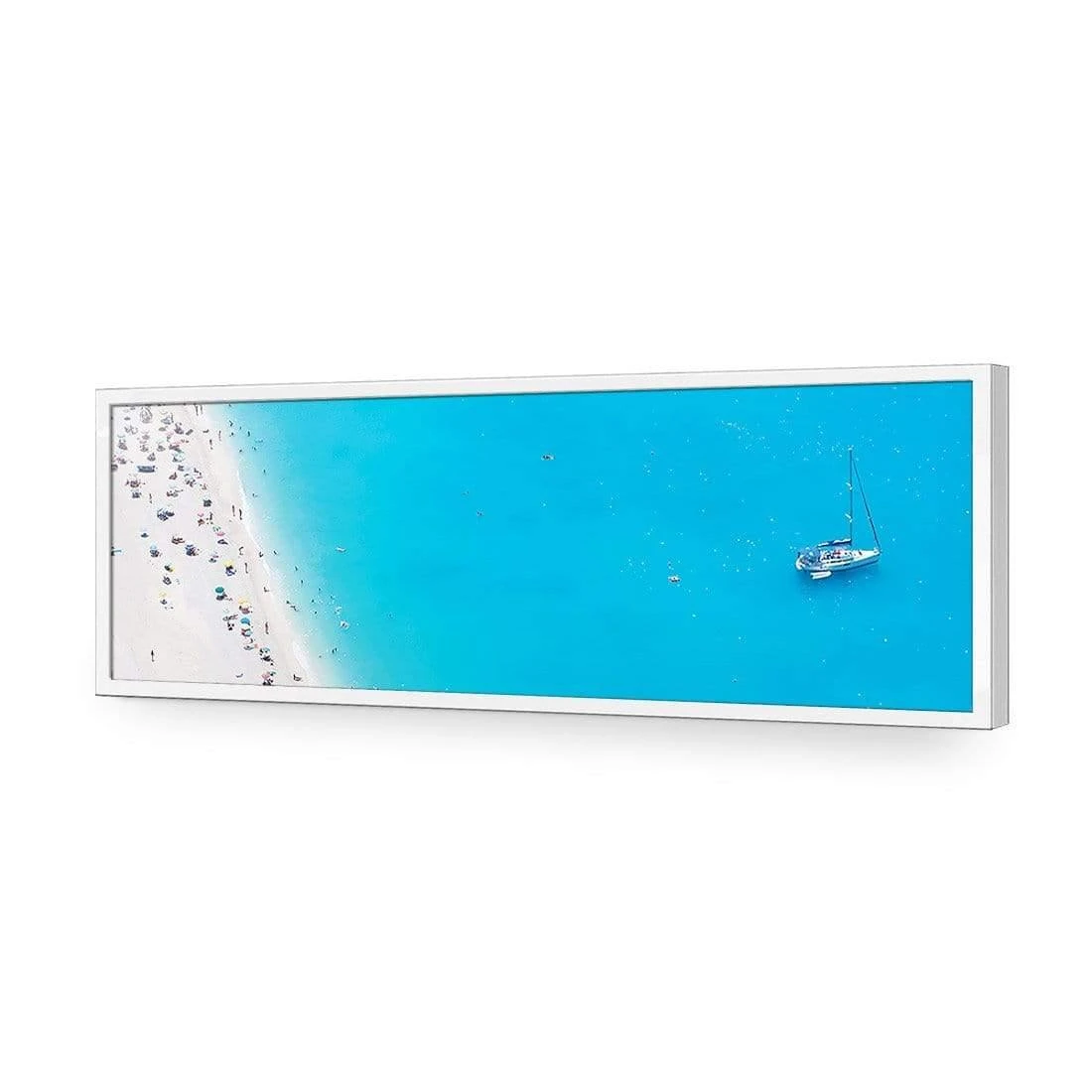 Coastal Heaven from High (Long) Coastal Heaven From High (Long) -WALL ART DESGIN SALE coastal heaven from high long acrylic glass no border white frame 90x30cm 934915
