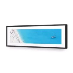 Coastal Heaven From High (Long) 11 Coastal Heaven From High (Long) -WALL ART DESGIN SALE coastal heaven from high long acrylic glass with border black frame 90x30cm 333980