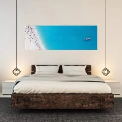 Coastal Heaven From High (Long) 4 Coastal Heaven From High (Long) -WALL ART DESGIN SALE coastal heaven from high long canvas stretched canvas 60x20cm 109351