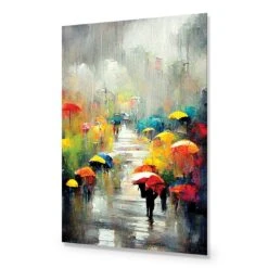 Colour Rain -WALL ART DESGIN SALE colour rain acrylic glass no border no frame 45x30cm 694425