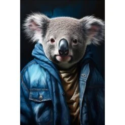 Cool Aussie Animals - Art Set Of Four 4 Cool Aussie Animals - Art Set Of Four -WALL ART DESGIN SALE cool aussie animals art set of four canvas stretched canvas 45x30cm 851711