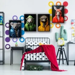 Cool Aussie Animals - Art Set Of Four