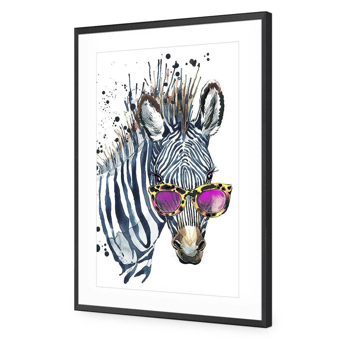 Cool Zebra Acrylic Print Art Cool Zebra Acrylic Print Art -WALL ART DESGIN SALE cool zebra acrylic glass art with border black frame 45x30cm 479383