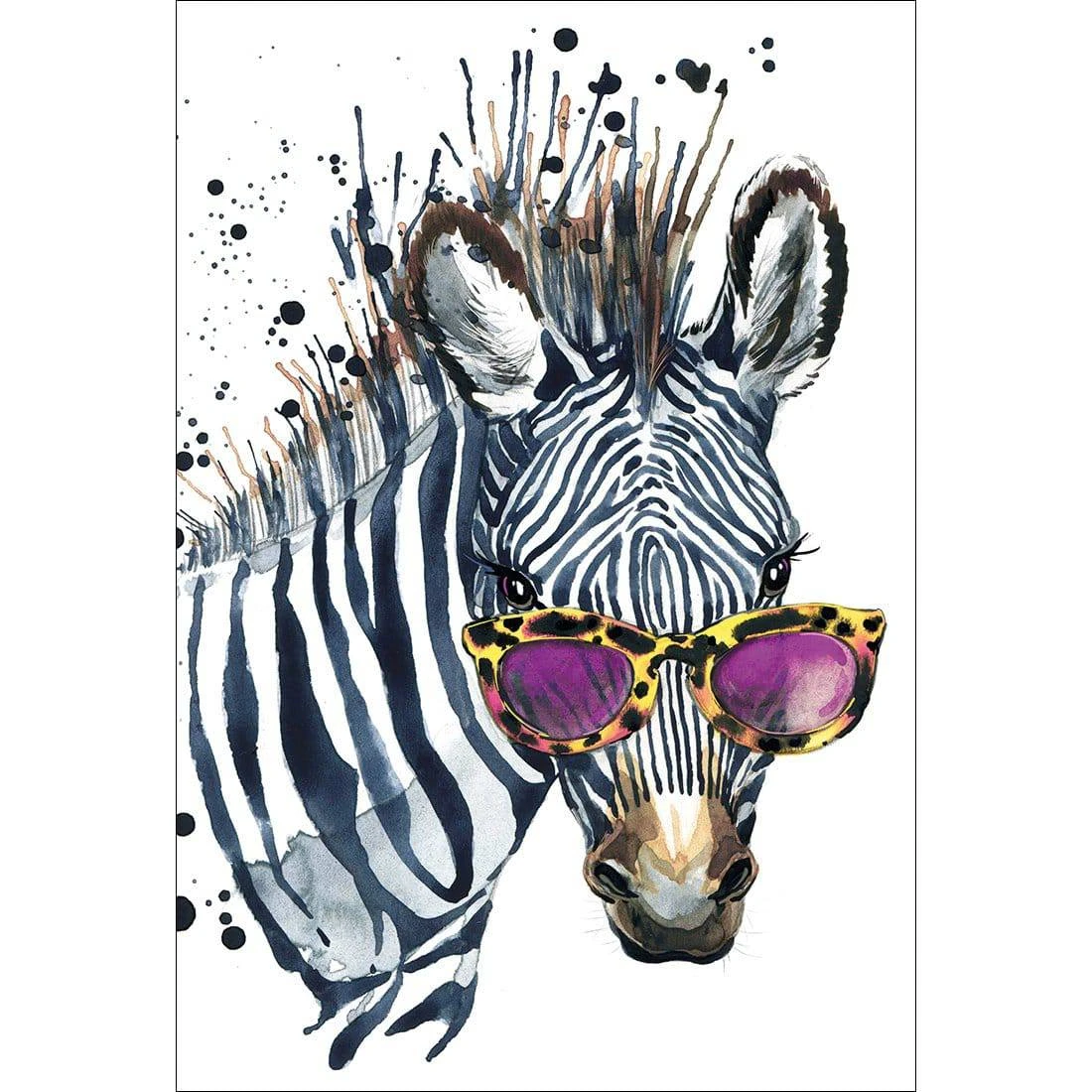 Cool Zebra Acrylic Print Art Cool Zebra Acrylic Print Art -WALL ART DESGIN SALE cool zebra acrylic glass art with border no frame 45x30cm 351557