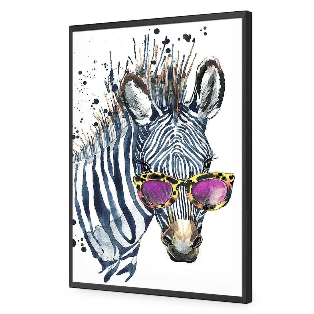 Cool Zebra Acrylic Print Art Cool Zebra Acrylic Print Art -WALL ART DESGIN SALE cool zebra acrylic glass art without border black frame 45x30cm 853147