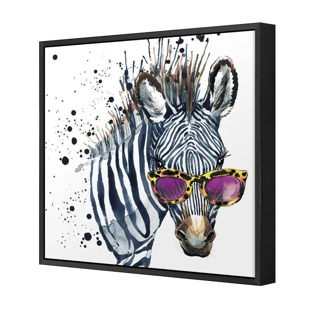 Cool Zebra, Square Canvas Art Cool Zebra, Square Canvas Art -WALL ART DESGIN SALE cool zebra square canvas art 30x30cm black frame 917667