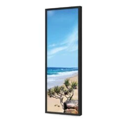 Coolum Beach, Tall 15 Coolum Beach, Tall -WALL ART DESGIN SALE coolum beach tall acrylic glass no border black frame 90x30cm 876366